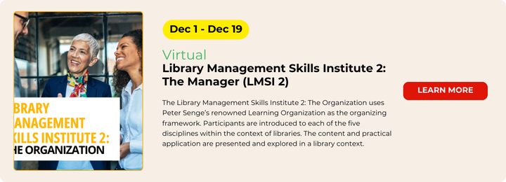 Library Management Skills Institute 2_  The Manager (LMSI 2)